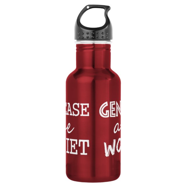 Genius at Work 532 Ml Water Bottle (Front)