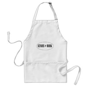 Genius At Work Logo Standard Apron