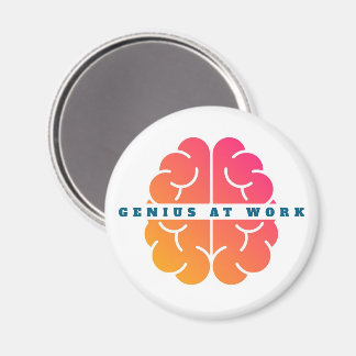 Genius at Work Magnet
