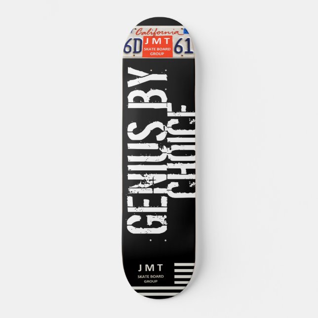 GENIUS BY CHOICE Skateboard / JMT USA (Front)