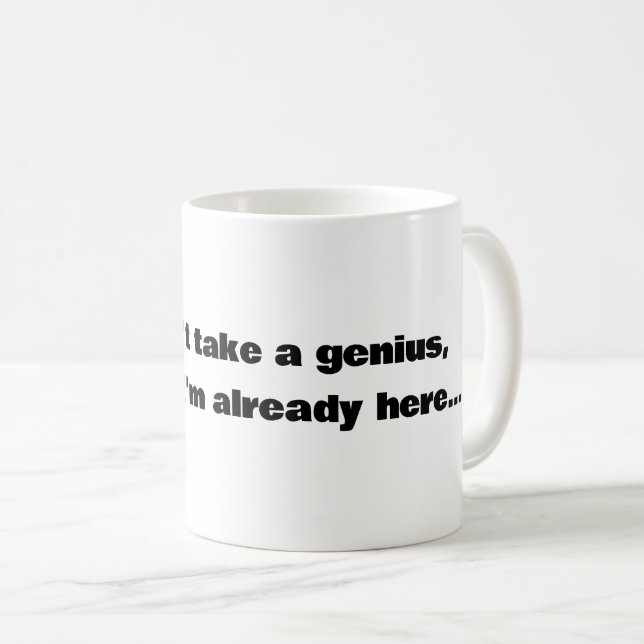 Genius Coffee Mug (Front Right)