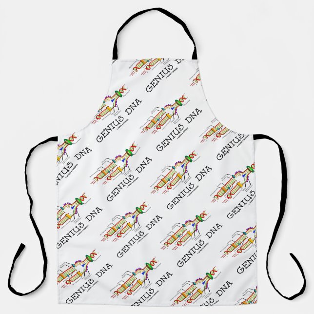 Genius DNA Molecular Biology Humour Apron (Front)