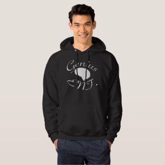Genius Entertainment white Logo Hoodie