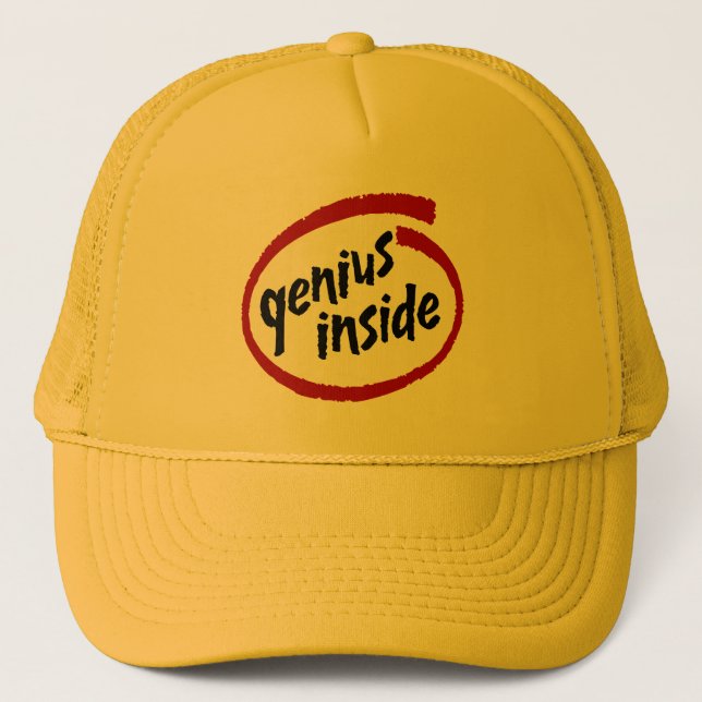 Genius Inside Trucker Hat (Front)