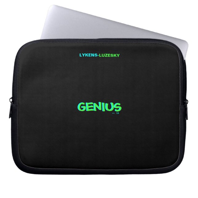 GENIUS LAPTOP SLEEVE (Front)