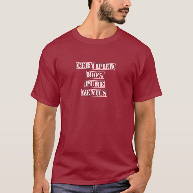 Genius Light Print T-Shirt (Front)