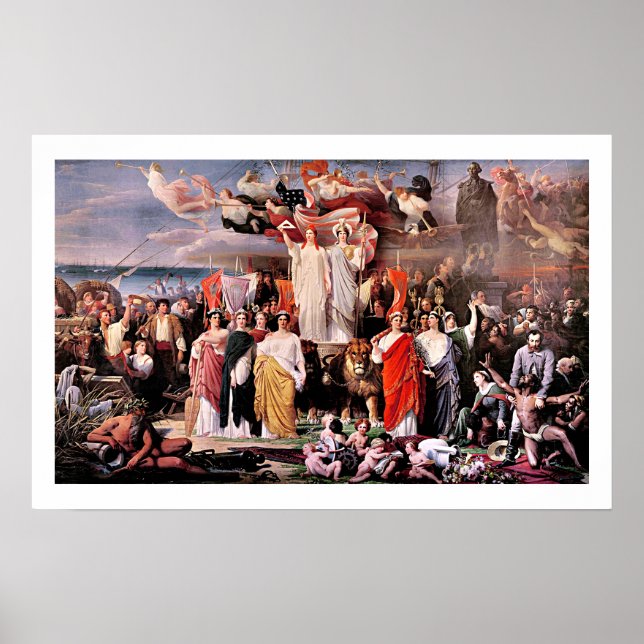 Genius of America by Adolphe Yvon Fine Art  Poster (Front)