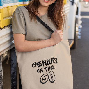Genius on the Go Graduation Student Gift Tote Bag