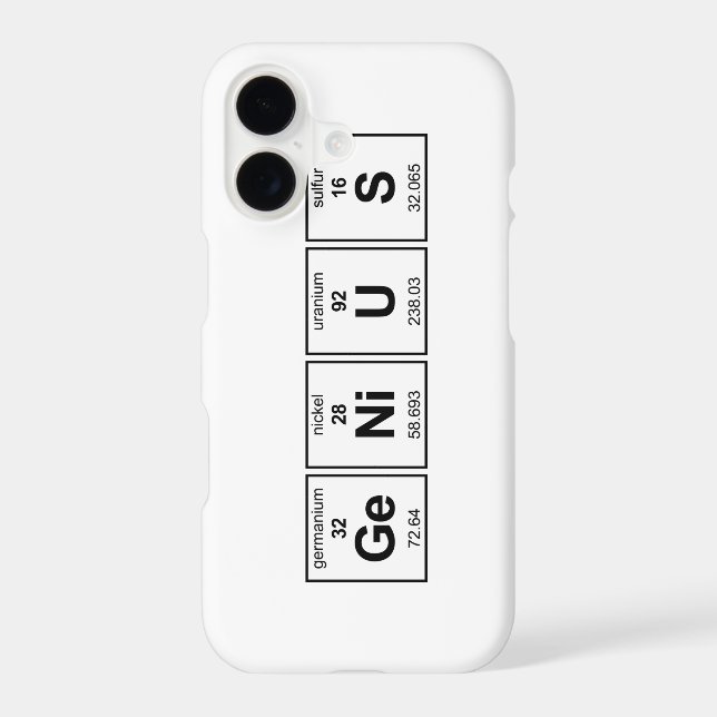 GeNiUS Periodic Table (Back)