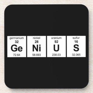 GeNiUS Periodic Table Coaster
