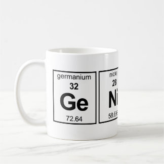 GeNiUS Periodic Table Coffee Mug