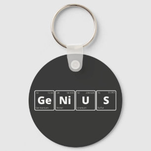 Genius - Periodic Table Key Ring