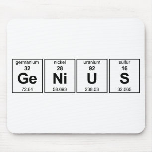 GeNiUS Periodic Table Mouse Mat