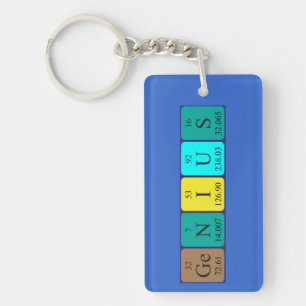 Genius periodic table name keyring