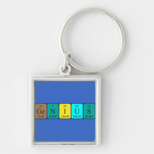 Genius periodic table name keyring