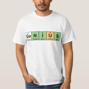 Genius - Periodic Table of Elements Products T-Shirt