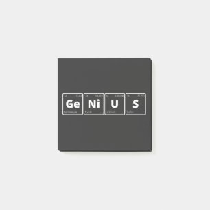 Genius - Periodic Table Post-it Notes
