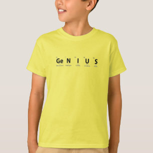 'Genius' Periodic Table Science Humour Educational T-Shirt