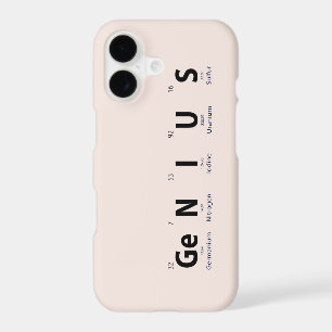 'Genius' Periodic Table - Soft Blush Beige