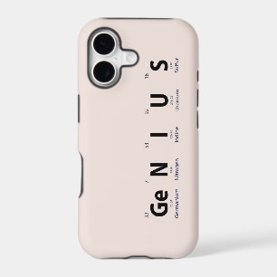 'Genius' Periodic Table - Soft Blush Beige