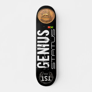 GENIUS STATUS Skateboard, 7¾" Deck Skateboard