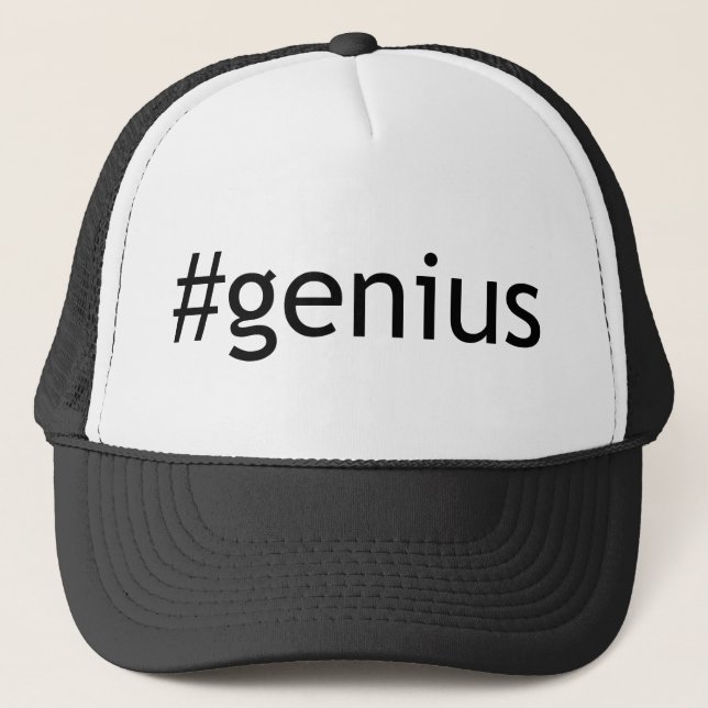 genius trucker hat (Front)