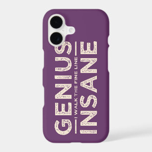 GENIUS VS INSANE custom phone cases