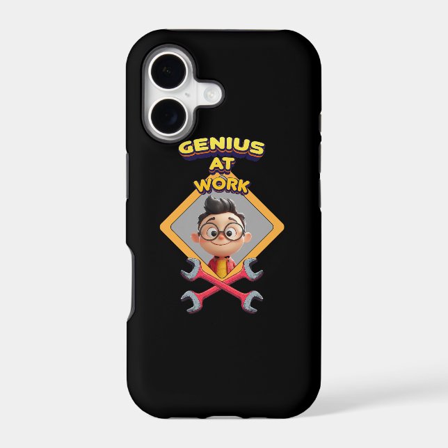 genius work funny geek repair computer animation c (Back)