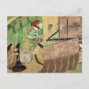 Genji Emaki Azumaya Holiday Postcard