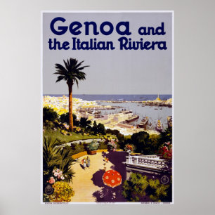Genoa and the Italian Riviera Poster