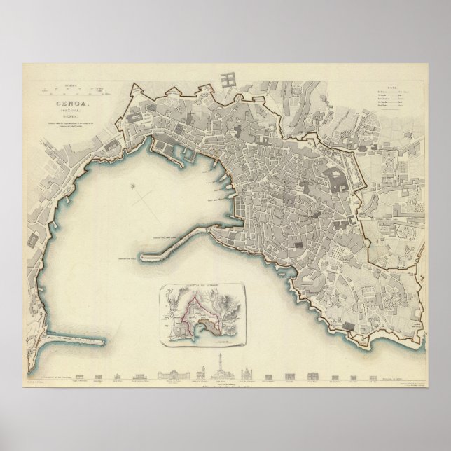 Genoa Genova Genes Poster (Front)