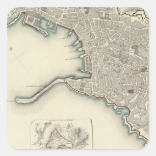 Genoa Genova Genes Square Sticker