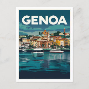 Genoa Italy Postcard