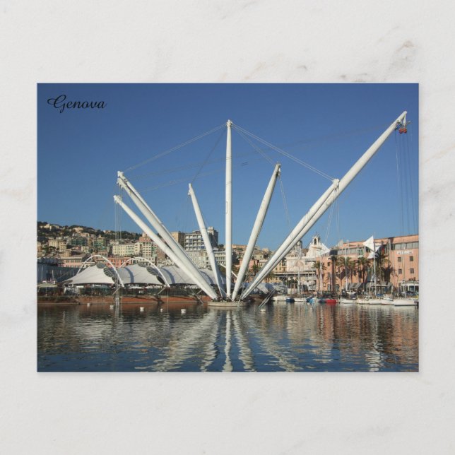 Genoa Port Postcard (Front)