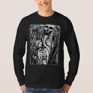 Genocide Horror Halloween Gothic Fine Art T-Shirt