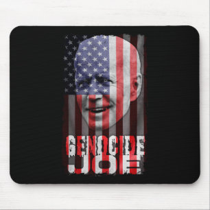 Genocide Joe Biden Anti Biden American Flag Vampir Mouse Mat