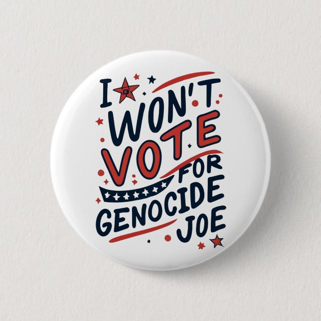 genocide joe button (Front)