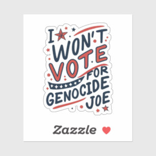 GENOCIDE JOE STICKER