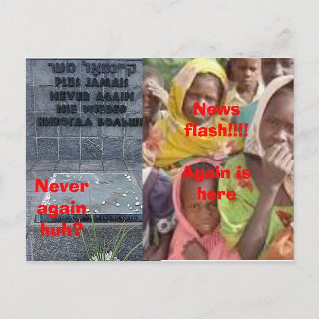 Genocide postcard (Front)