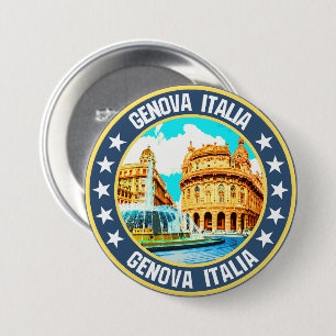 Genova 7.5 cm round badge