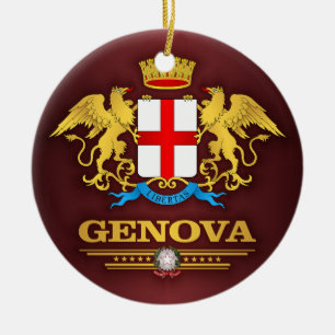 Genova (Genoa) Ceramic Tree Decoration