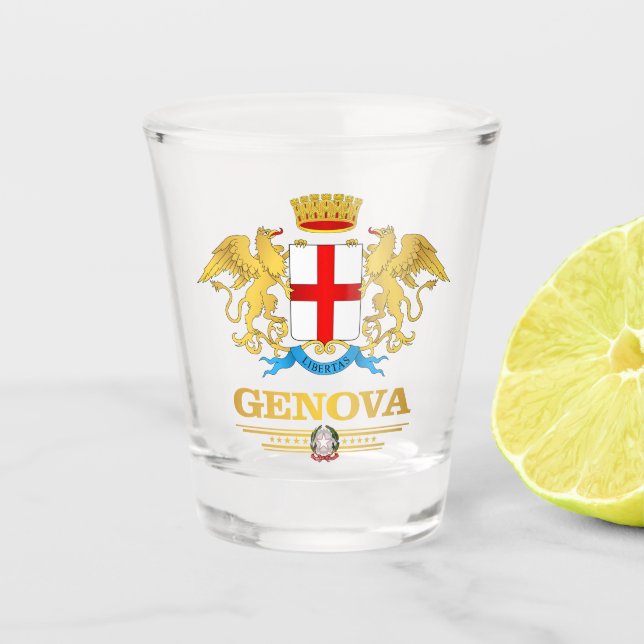 Genova (Genoa) Shot Glass (Front)