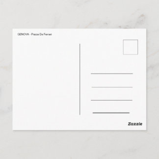 Genova - Piazza de Ferrari Postcard