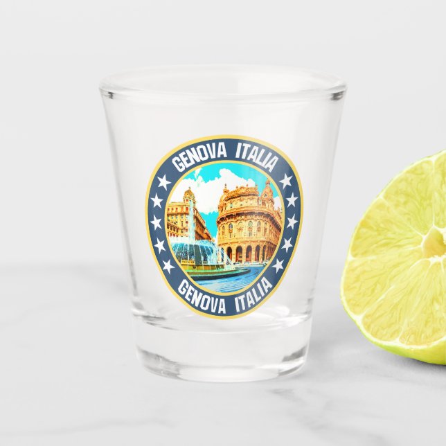 Genova                                             shot glass (Front)