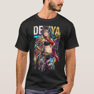 Genshin Impact Dehya Vaporwave Aesthetic T-Shirt