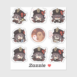 Genshin Impact: Hu Tao Stickers