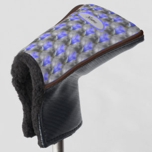 Gentian Flower Art Pattern Personalized Golf Head Cover