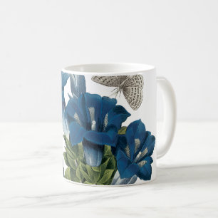 gentian(Gentianae acaulis) by Redouté Coffee Mug