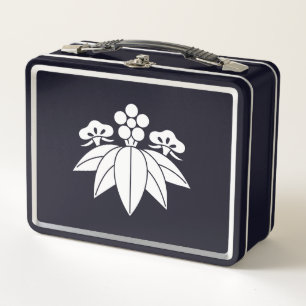 Gentian-style pine bamboo ume metal lunch box