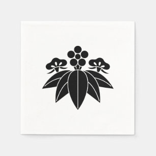 Gentian-style pine bamboo ume napkin
